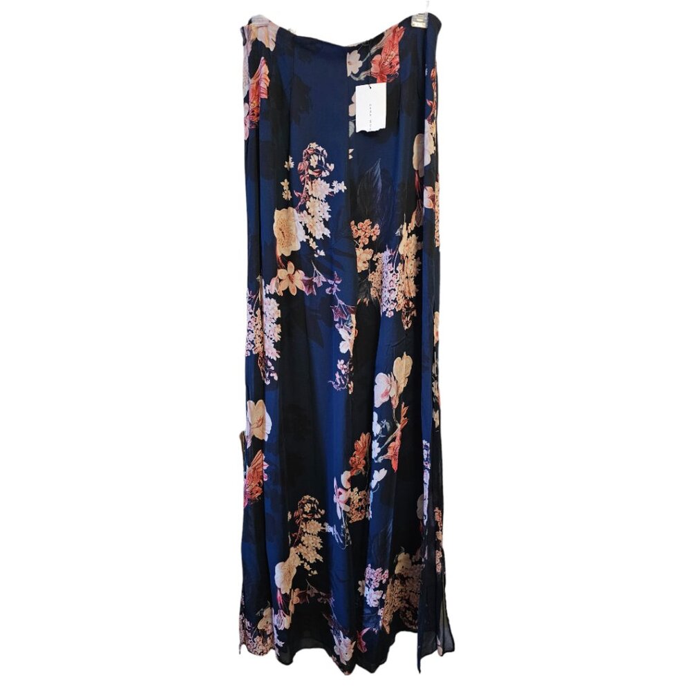 Zara Flowy Wide Leg Pants with Side Slit NWT Cottagecore vibe